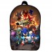 Рюкзак Сонік дитячий (Gear bag mini Sonic 05) чорний, 29 х 21 х 9 см