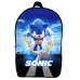 Рюкзак Сонік дитячий (Gear bag mini Sonic 08) чорний, 29 х 21 х 9 см