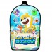 Рюкзак Акульонок дитячий (Gear bag  Baby Shark mini SB 01) чорний, 29 х 21 х 9 см