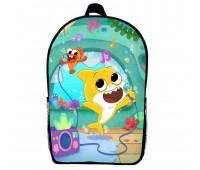 Рюкзак Акульонок дитячий (Gear bag  Baby Shark mini SB 02) чорний, 29 х 21 х 9 см