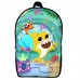 Рюкзак Акуленок детский (Gear bag Baby Shark mini 02) черный, 29 х 21 х 9 см
