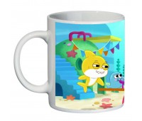 Чашка Акуленок (кружка Baby Shark supercup 006)