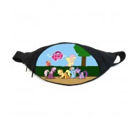 Поясная сумка бананка Мой маленький пони My little pony  (GB-MLP 01-017) Gear Bag черная