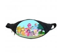 Поясная сумка бананка Мой маленький пони My little pony  (GB-MLP 01-018) Gear Bag черная