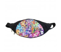Поясная сумка бананка Мой маленький пони My little pony  (GB-MLP 01-019) Gear Bag черная