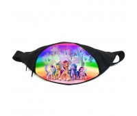 Поясная сумка бананка Мой маленький пони My little pony  (GB-MLP 01-023) Gear Bag черная