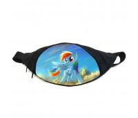 Поясная сумка бананка Мой маленький пони My little pony  (GB-MLP 01-024) Gear Bag черная