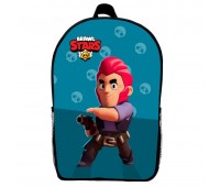Рюкзак Бравл Старс Кольт (School Gear bag Brawl Stars 07) чорний, 39 х 27 х 14 см