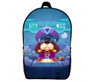 Рюкзак Бравл Старс Гавс (School Gear bag Brawl Stars 08) чорний, 39 х 27 х 14 см