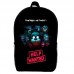 Рюкзак ФНАФ Аниматроники 5 ночей с Фредди (School Gear bag FNAF 03) черный, 39 х 27 х 14 см