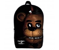 Рюкзак ФНАФ Аніматроніки 5 ночей з Фредді (School Gear bag FNAF 04) чорний, 39 х 27 х 14 см