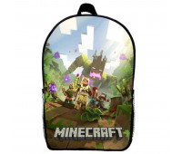 Рюкзак Майнкрафт Minecraft (School Gear bag М03) черный, 39 х 27 х 14 см