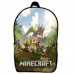 Рюкзак Майнкрафт Minecraft (School Gear bag М03) черный, 39 х 27 х 14 см