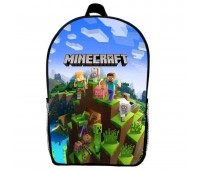 Рюкзак Майнкрафт Minecraft (School Gear bag М04) черный, 39 х 27 х 14 см