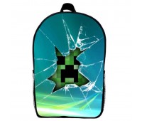 Рюкзак Майнкрафт Minecraft (School Gear bag М06) черный, 39 х 27 х 14 см
