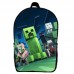 Рюкзак Майнкрафт Minecraft (School Gear bag М012) черный, 39 х 27 х 14 см
