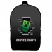 Рюкзак Майнкрафт Minecraft (School Gear bag М016) черный, 39 х 27 х 14 см
