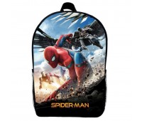 Рюкзак Людина Павук (School Gear bag Spider Men 02) чорний, 39 х 27 х 14 см