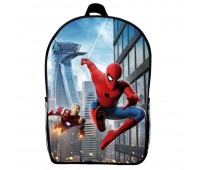 Рюкзак Людина Павук (School Gear bag Spider Men 05) чорний, 39 х 27 х 14 см