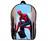 Рюкзак Людина Павук (School Gear bag Spider Men 011) чорний, 39 х 27 х 14 см