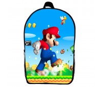 Рюкзак Супер Маріо (School Gear bag Mario 01) чорний, 39 х 27 х 14 см