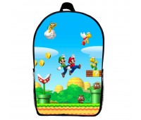 Рюкзак Супер Маріо (School Gear bag Mario 08) чорний, 39 х 27 х 14 см
