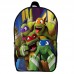 Рюкзак Черепашки ніндзя (School Gear bag TN 012) чорний, 39 х 27 х 14 см