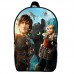 Рюкзак Как приручить дракона (School Gear bag Беззубик 02) черный, 39 х 27 х 14 см