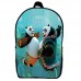 Рюкзак Панда кунг-фу (School Gear bag KF 01) черный, 39 х 27 х 14 см