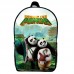 Рюкзак Панда кунг-фу (School Gear bag KF 03) чорний, 39 х 27 х 14 см