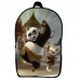 Рюкзак Панда кунг-фу (School Gear bag KF 05) черный, 39 х 27 х 14 см