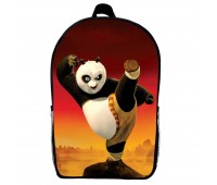 Рюкзак Панда кунг-фу (School Gear bag KF 012) чорний, 39 х 27 х 14 см