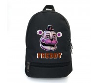 Рюкзак BIG ФНАФ Аниматроники 5 ночей с Фредди School Bag (FNAF-02) черный (43 х 30 х 17 см)
