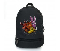 Рюкзак BIG ФНАФ Аниматроники 5 ночей с Фредди School Bag (FNAF-03) черный (43 х 30 х 17 см)