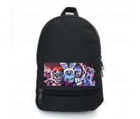Рюкзак BIG ФНАФ Аниматроники 5 ночей с Фредди School Bag (FNAF-09) черный (43 х 30 х 17 см)