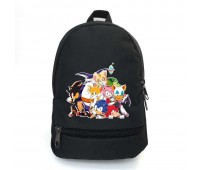 Рюкзак BIG Соник School Bag (Sonic-01) черный (43 х 30 х 17 см)