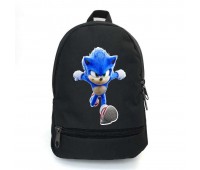 Рюкзак BIG Соник School Bag (Sonic-04) черный (43 х 30 х 17 см)