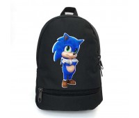Рюкзак BIG Соник School Bag (Sonic-05) черный (43 х 30 х 17 см)