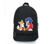 Рюкзак BIG Соник School Bag (Sonic-010) черный (43 х 30 х 17 см)