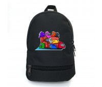 Рюкзак BIG Амонг Ас School Bag (Among Us -011) черный (43 х 30 х 17 см)