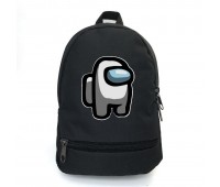 Рюкзак BIG Амонг Ас School Bag (Among Us -03) черный (43 х 30 х 17 см)