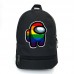 Рюкзак BIG Амонг Ас School Bag (Among Us -010) черный (43 х 30 х 17 см)