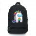 Рюкзак BIG Амонг Ас School Bag (Among Us -014) черный (43 х 30 х 17 см)