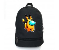 Рюкзак BIG Амонг Ас School Bag (Among Us -015) черный (43 х 30 х 17 см)