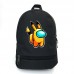 Рюкзак BIG Амонг Ас School Bag (Among Us -015) черный (43 х 30 х 17 см)