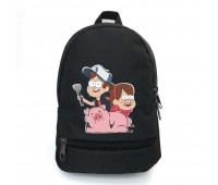 Рюкзак BIG Гравити Фолз School Bag (GF - 01) черный (43 х 30 х 17 см)