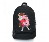 Рюкзак BIG Гравити Фолз School Bag (GF - 02) черный (43 х 30 х 17 см)
