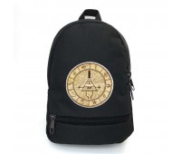 Рюкзак BIG Гравити Фолз School Bag (GF - 06) черный (43 х 30 х 17 см)