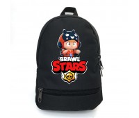 Рюкзак BIG Бравл Старс Биа School Bag (BS -07) черный (43 х 30 х 17 см)