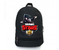 Рюкзак BIG Бравл Старс Ворон School Bag (BS -013) черный (43 х 30 х 17 см)